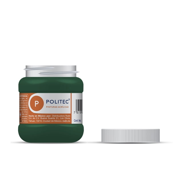 Pintura Acrílica POLITEC Verde Obscuro 250 ml