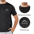 thumbnail image 4 of NORTHYARD Swim Shirts for Men UPF 50+ Sun Protection Quick Dry Short Sleeve T-Shirts Rash Guard, Sizes S-4XL, 4 of 7