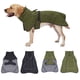 thumbnail image 4 of Abrigo de invierno para perro Chaqueta polar cálida reflectante impermeable para perro Eccomum Ejercito verde,Medio, 4 of 7