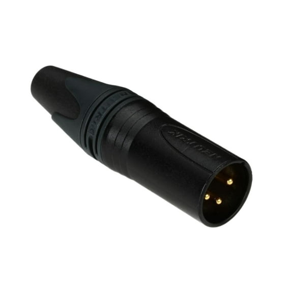 Pack of 3 NC3MXX-B Cable-mount Connector 3-pole Male XLR