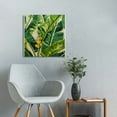 thumbnail image 5 of Fenyluxe Banana Plant Leaves Flower Wall Decor Art for Home Bathroom Ready to Hang 16x16in, 5 of 6