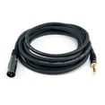 thumbnail image 2 of Cable de Audio XLR Monoprice Premier Series Negro 25 Pies 16 AWG Macho a Macho para Dispositivos de, 2 of 6