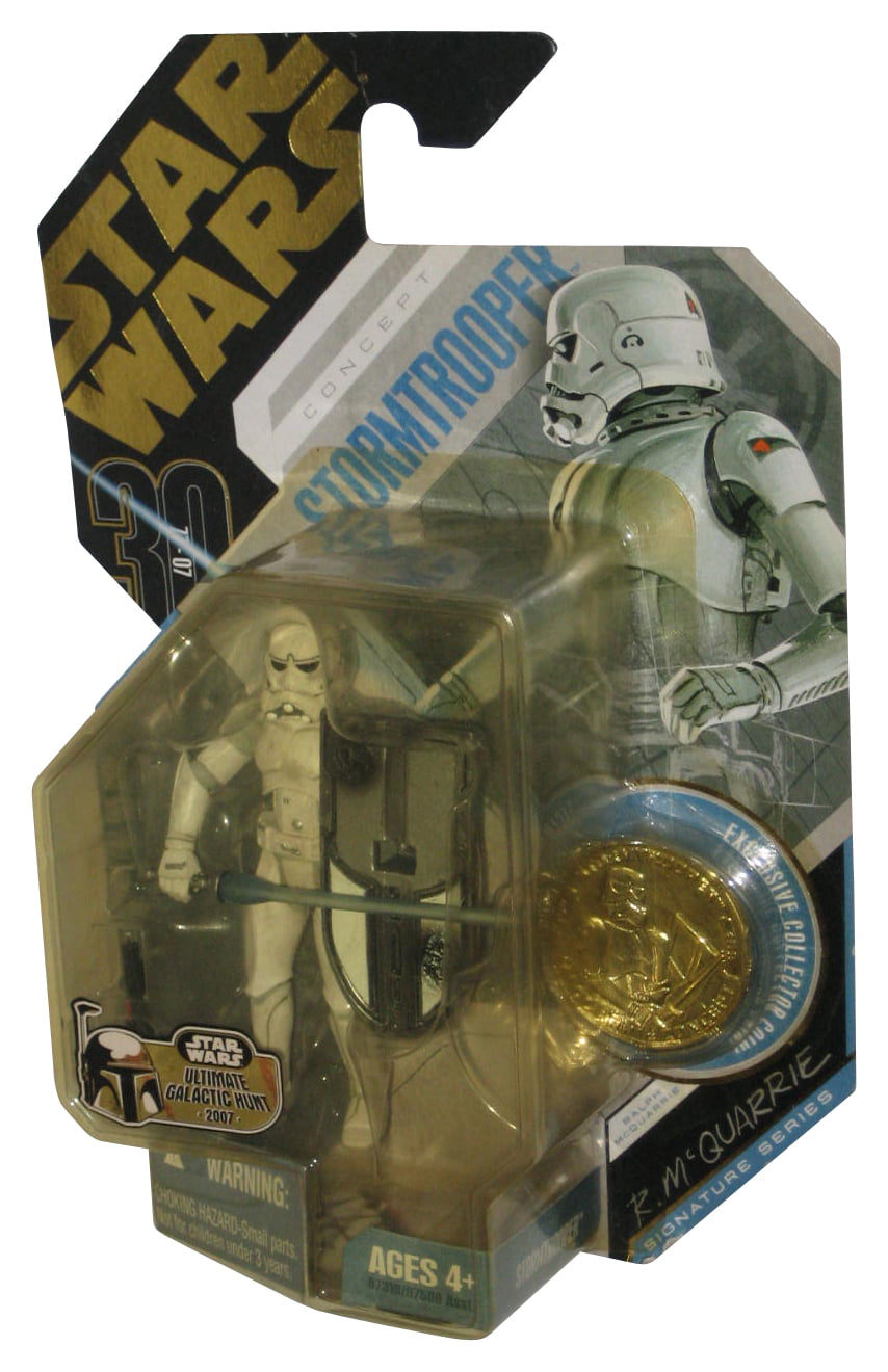 Hasbro Star Wars Ralph McQuarrie Signature Series Concept Stormtrooper with Collector Coin Action Figure for sale online 