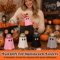 thumbnail image 4 of Halloween Beer Mug Holder, Freestanding Novelty Ghost Shaped Drink Display Rack For Cans Bottles And Bar Decor, Decorative Halloween Themed Bar Accessory for Party Decoration, 1Pc(Black,4.3x2.7x5"), 4 of 6