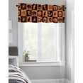 thumbnail image 4 of Halloween Pumpkin Skull Ghost Spiders Window Treatment Panel for Living Room Bathroom BedroomBlack Cat Bat on Orange Horror Theme Window Treatment Drapes for Bedroom Laundry Room Farmhouse 54x18in, 4 of 7