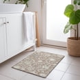 thumbnail image 4 of Dalyn Rugs Machine Washable Indoor/Outdoor Chantille Taupe 1'8" x 2'6" Rug, 4 of 7