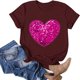 thumbnail image 2 of Blusas de Manga Corta para las Mujeres Divertida Impresión Cuello Redondo Camiseta Vintage, Blusas de Primavera para las Mujeres, 2 of 8
