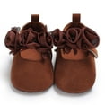 thumbnail image 3 of Xinhuaya Cotton Farbic Baby Shoes Newborn Girl Princess Dress Mary Jane Lovely Soft Sole Shoes, 3 of 6