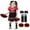 Red, variant on Hotiary 5-12T Girls Halloween Cheerleader Costume Outfit Set Fancy Dress with Socks, Hair Ties, Pompoms for Halloween Party Birthday Cosplay