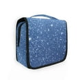 thumbnail image 2 of Travel Hanging Toiletry Bag Home Cosmetic Organizer Makeup Bag Glitter Shiny Sparkling, 2 of 8