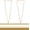 18K Yellow, variant on Spike Triangle Threader Hoop Earrings - Long Geometric Arrow Thin Wire Drop Dangles