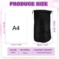 thumbnail image 2 of Uxcell Stuff Sack, Waterproof Ditty Bags Storage Sacks Portable Outdoor Ultralight Drawstring Dry Stuff Bag Gear with Toggle 14x27In & Black for (Backpacking Camping Traveling Hiking), 2 of 7