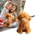 thumbnail image 1 of EASTIN Highlands Cow Stuffed Animal Plush Soft Stuffed Plush Cow Toy For Kids, 1 of 5