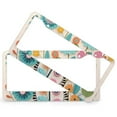 thumbnail image 2 of License Plate Frame Colorful Flowers in Pink, Blue And Green Car Accessories 2 Pieces Colorful Bright Spring Natural Metal License Plate Cover Fits All Car, 2 of 6