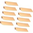 thumbnail image 1 of Tiradores de puertas de armarios de cocina 10 pomos XCF Aleación de aluminio Dorado 128 mm, 1 of 4