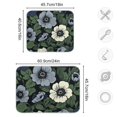 thumbnail image 4 of Yayeee Dish Drying Mat for Kitchen Counter 18"x24" Microfiber Absorbent Pad, Dark Floral, 4 of 7