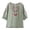 Green1, variant on Linen Embroidered Tops For Women，Embroidery Top Muslin Shirt Women Women's Peasant Tops Cotton Peasant Tops Bohemian Peasant Shirts Embroidered Tunic Cotton Spring Tops Linen Tunic V Neck