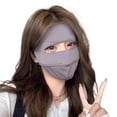 thumbnail image 1 of Masque Facial UV pour Femmes, Protection Solaire, Lavable et Réutilisable, 1 of 3