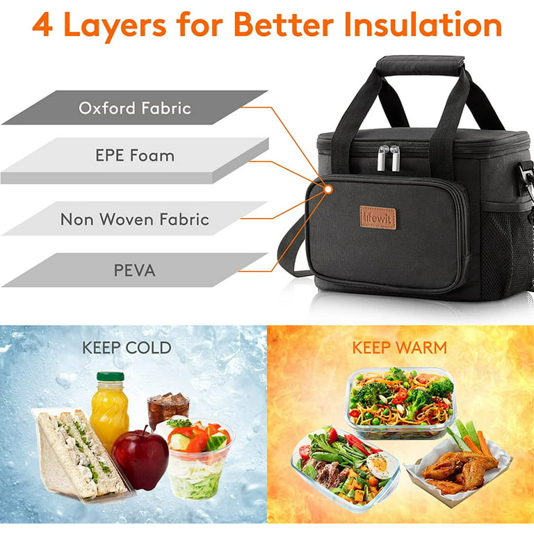 Lifewit Insulated Lunch Box Lunch Bag for Adults Men Women, 9L (12-Can)  Soft Cooler Bag, Water-Resistant Leakproof Thermal Bento Bag for  Work/School/Picnic, Gre - China Warmer Bag and Thermal Bag price