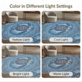 thumbnail image 7 of ODIKA 8'x10' Washable Area Rug Non-Shedding, Easy Care, Animals Nautical Creature Interlocking Wave Ring Motif Balanced for King Size Bedroom Under Bed, Master Suite, 7 of 7