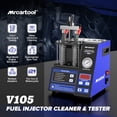 Mrcartool V105 Fuel Injector Tester Cleaning Machine Ultrasonic GDI ...