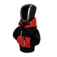 thumbnail image 5 of Funny Car Cotton Color Stitching Hoodie Car Gear Shift Cover Gear Shift Knob Hoodie Sweatshirt Knob Hoodie Cover WHITE&BLUE, 5 of 8