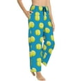 thumbnail image 2 of Daiia Ball Tennis Women's Sleep Pant with Pockets and Drawstring,Pajama Pants-Large, 2 of 9