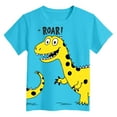 thumbnail image 4 of Ccpelsie Toddler Boys Cars Graphic Tees Short Sleeve Crew Neck T-Shirt Casual Cute Summer Tops(Sky Blue,2-3 Years), 4 of 5