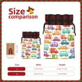 thumbnail image 3 of Wukai Doodle Cars Print Christmas Burlap Bags,Drawstring Christmas Burlap Goody Gift Candy Bags Xmas Burlap Treat Bags for Candy Wrapper Xmas Party Favors-Black, 3 of 8