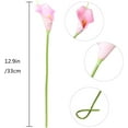 thumbnail image 4 of Artificial Calla Lily Flowers Fake Real Touch Calla Lily Flower for Bridal Wedding Bouquet Arrangements Centerpieces Home Decoration (Pink), 4 of 5
