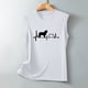thumbnail image 4 of Verano mujer moda cuello redondo impreso sin mangas casual camisetas sin mangas Fridja gh5234, 4 of 5