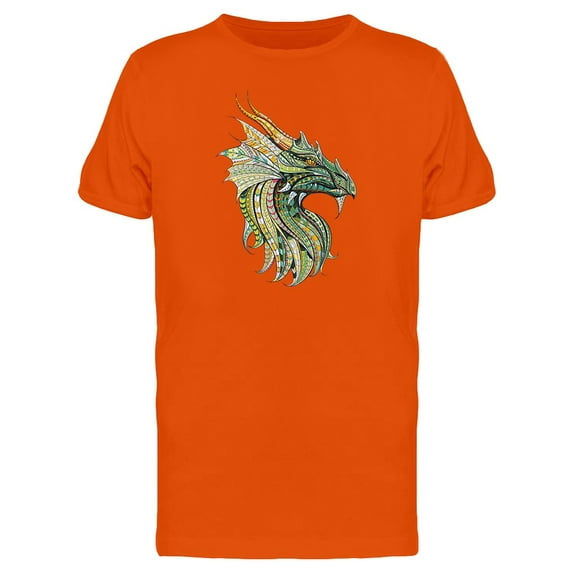Art Patterned Head Of Dragon Tee Men's -Image by Shutterstock