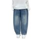 thumbnail image 2 of Pantalones vaqueros para niños, pantalones vaqueros con letras de dibujos animados para niños, pantalones casuales para niñas, ropa para niños de 1 a 6 años de primavera y otoño, 2 of 6