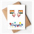 thumbnail image 1 of Asia Flag Wedding Cards Congratulations Greeting Envelopes, 1 of 3