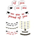 thumbnail image 3 of Graduation Decoration Banners 2026 Black Glitter Graduation Hats with Tassel Banners Garlands Class of 2026 Banners for College High School Graduate Party Decorations, 3 of 6