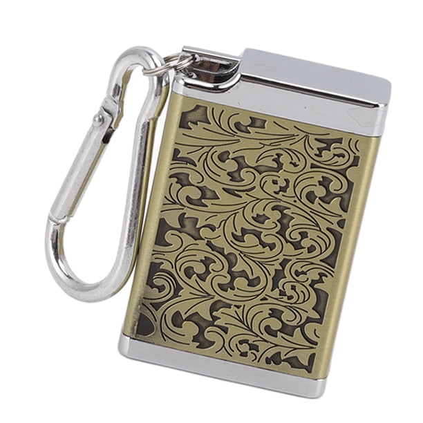Caja para cenizas de cigarrillos, cenicero portátil con llavero, cenicero de bolsillo, artesanía superior Jadeshay A
