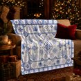 thumbnail image 3 of Autumn Pumpkin Living Room Diamond Azulejo Tile, Cozy Friendship Quote Scene, Warm Flannel Blanket for Living Room and Reading Nook, Art Lovers Thanksgiving Gift, Festive Home Decor, 3 of 9