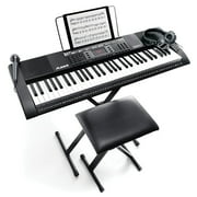 ION LQSR Harmony 61 MKII 61-Key Portable Keyboard with Microphone and Built-In Speakers