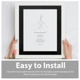 thumbnail image 3 of SHINYPASING Photo Display Frames 2Pack for Displaying Artworks and Certificates in Black, 3 of 8