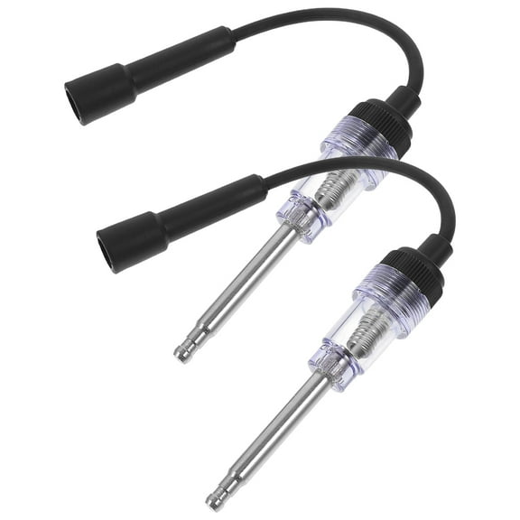 2 Pcs Car Ignition Tester Plug Spark Detector Coil Inline Engine Testing Tool Automobile Device