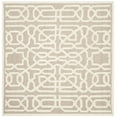 thumbnail image 2 of SAFAVIEH Cambridge Norbert Geometric Wool Area Rug, Beige/Ivory, 6' x 6' Square, 2 of 7