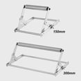 thumbnail image 3 of Soporte Plegable de Acero Inoxidable de Soporte de Material de Máquina de Corte Ajustable para Soporte de Corte Elevador de Banco de Trabajo,A, 3 of 5