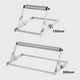 thumbnail image 3 of Soporte Plegable de Acero Inoxidable de Soporte de Material de Máquina de Corte Ajustable para Soporte de Corte Elevador de Banco de Trabajo,A, 3 of 5