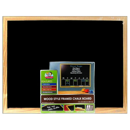 Brd Dudes Chalk Board 17x23 Wood Style Frame