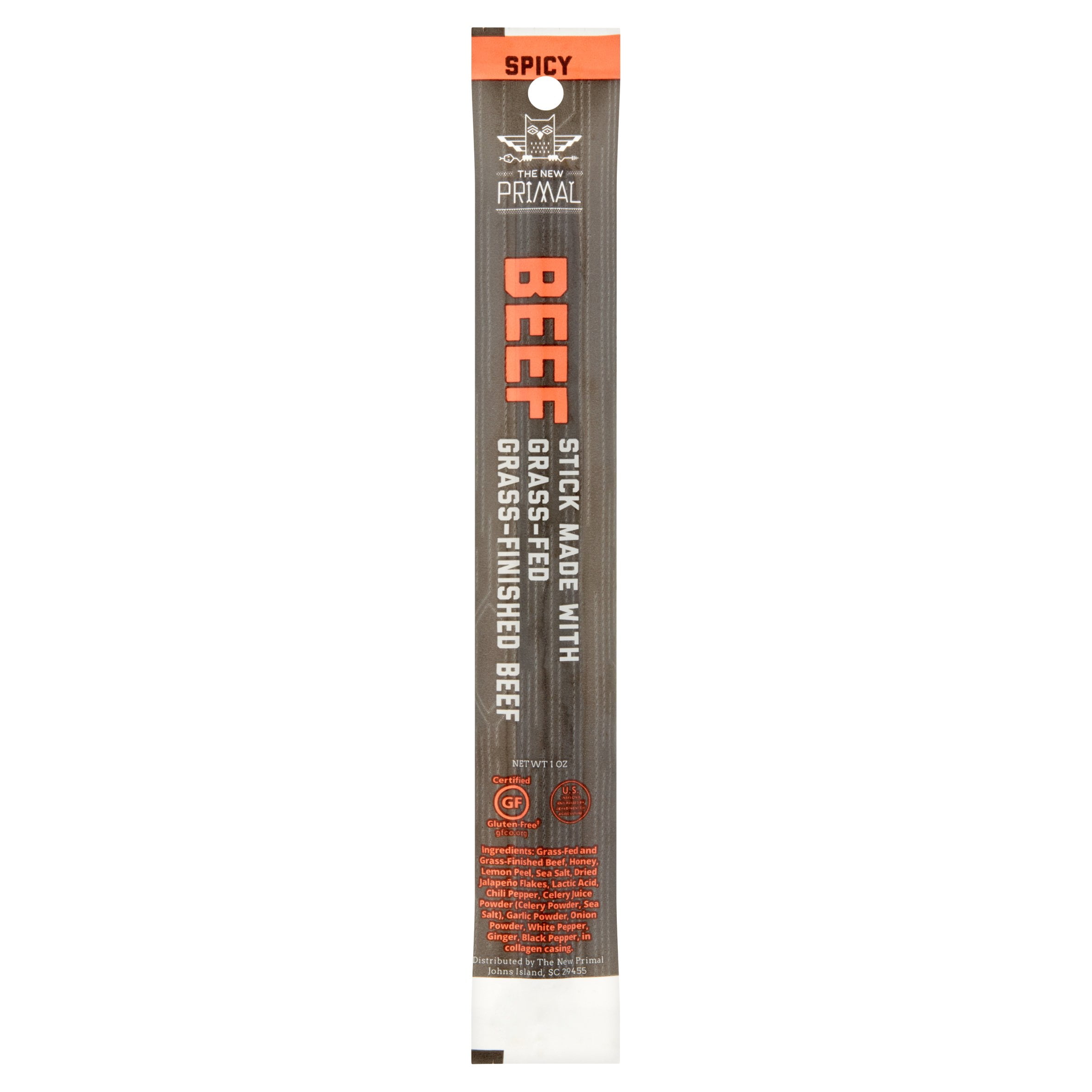 The New Primal Spicy Beef Stick, 1 oz