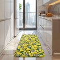thumbnail image 4 of Yellow Lemon Fruit Slices Kitchen Rug Mat,Kitchen Runner Rugs Non Skid Washable,Decorative Kitchen Floor Mats for Kitchen,Sink,Laundry,17"x47.2", 4 of 7