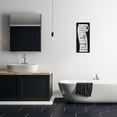 thumbnail image 2 of Stupell Industries Like Toilet Paper Funny Bathroom Typography Painting Black Framed Art Print Wall Art, 10 x 24, 2 of 9
