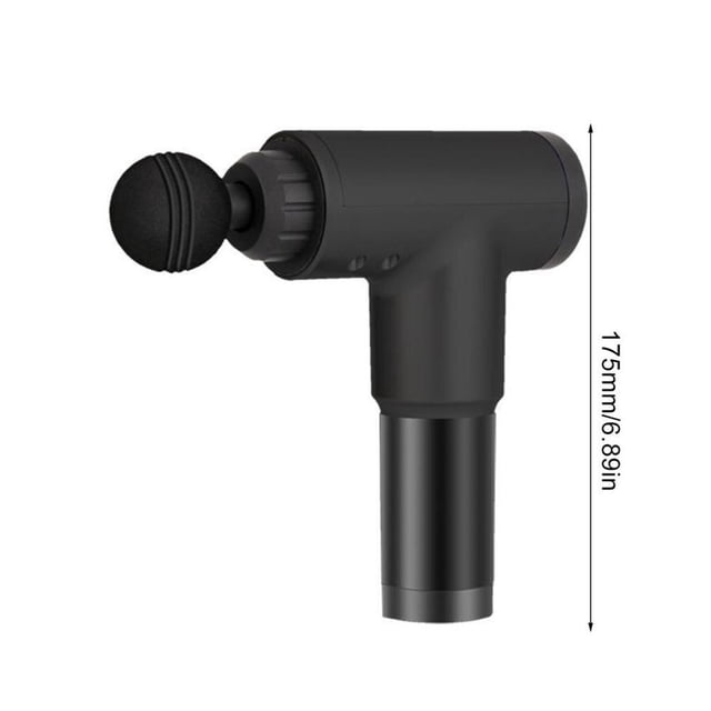Pistola de masaje muscular BANYUO dispositivo de relajación profunda color Negro Tamaño Medio