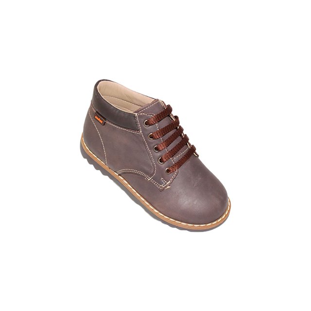 BOTA CASUAL VESTIR COQUETA NIÑO CAFE PIEL 181800X LEON 181800Xp