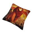 thumbnail image 3 of The Lion King Throw Pillow Cover Decoration Pillow Case Cushion Home Decor for Home Sofa Couch 20"x20", 3 of 7